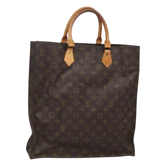 LOUIS VUITTON Monogram Sac Plat Hand Bag - Picture 1 of 16